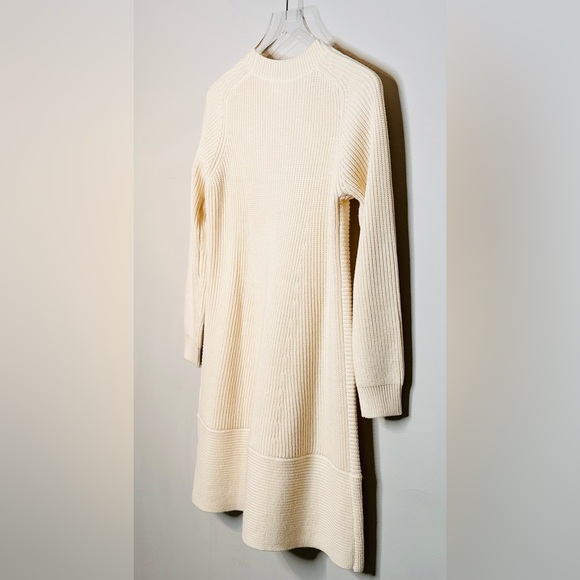 Pomander Place Ainsley Ivory Cream Beige Knit Dress - Picture 10 of 16